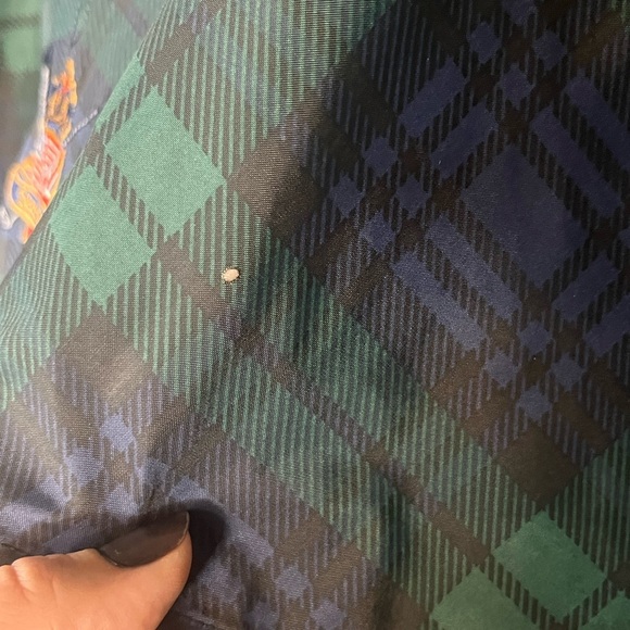 Plaid Jacket with Embroidered Crest - Picture 9 of 10